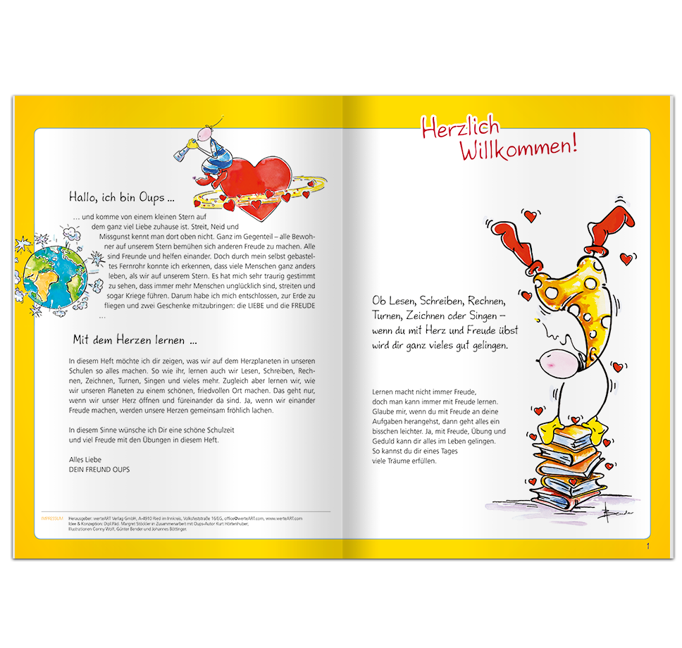 OUPS - Schulheft Arbeitsheft - Oups