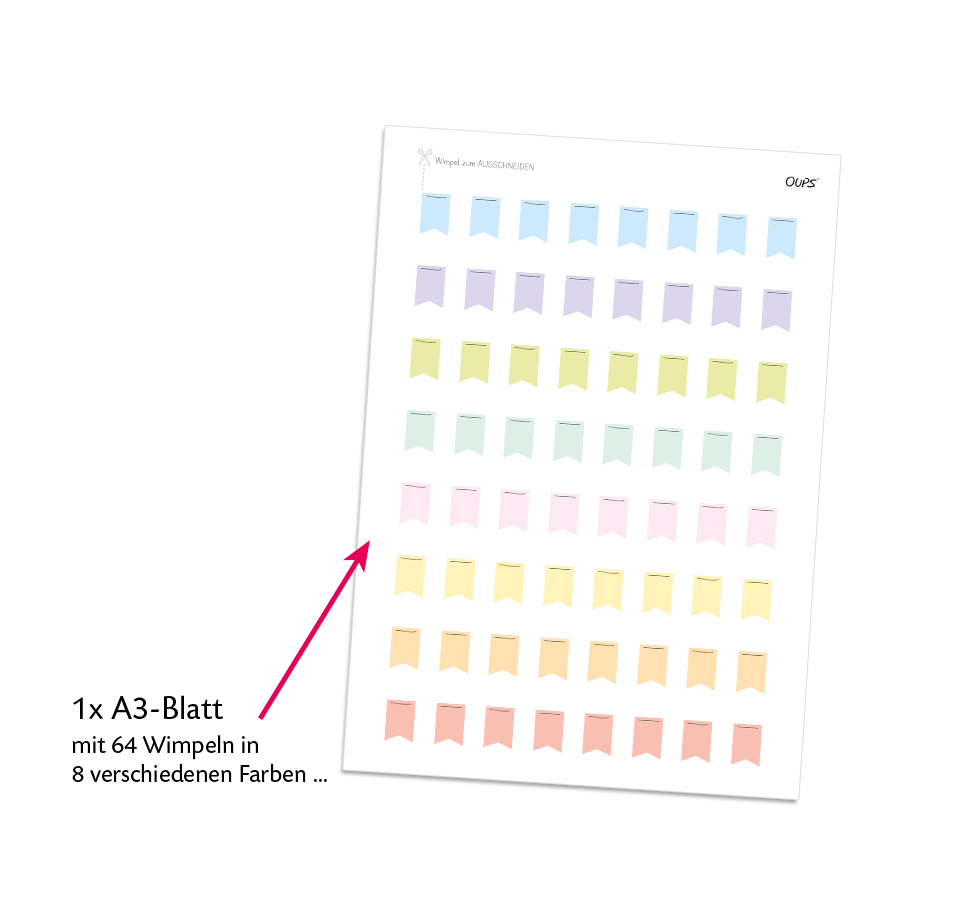Oups-Wimpel-Geburtstagskalender