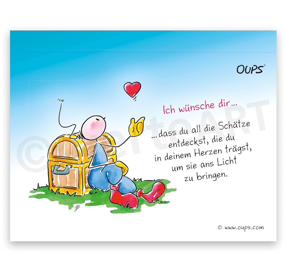 Oups Tischgalerie - Ich wünsche dir… - Oups