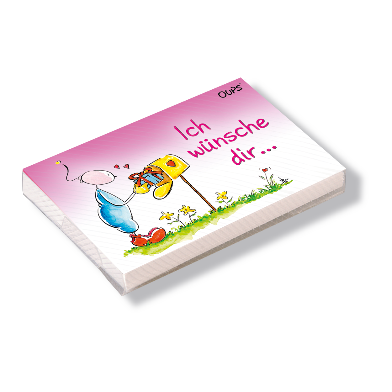 OUPS Kärtchenbox - Ich wünsche Dir... - Oups