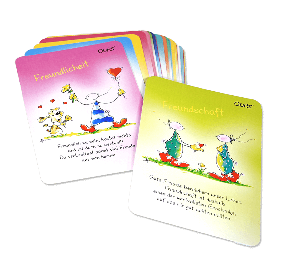 Oups Karten - Die Schätze deines Herzens - Oups