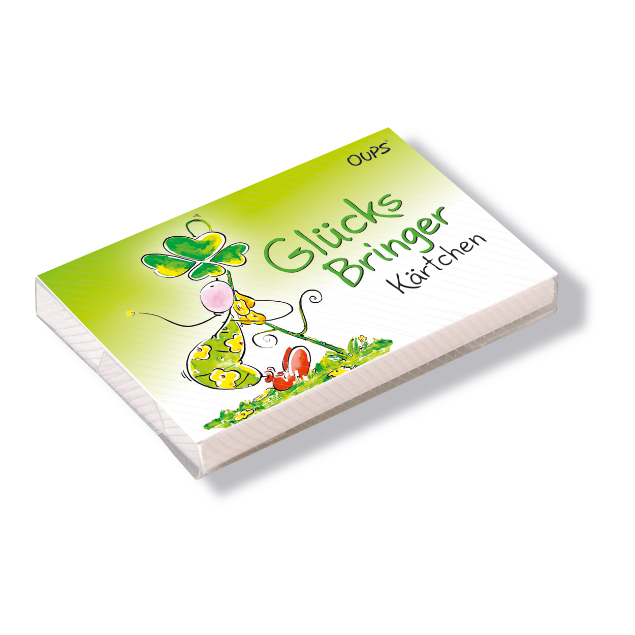 Oups Kärtchenbox - Glücksbringer Kärtchen - Oups