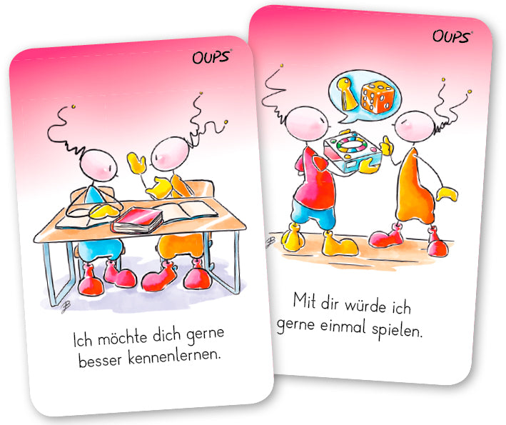 Oups Karten - Herzensbrücken bauen - Oups