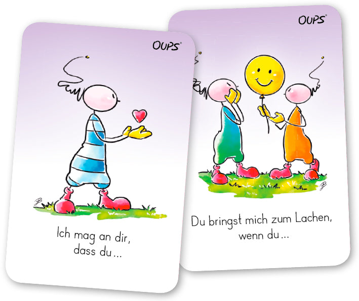 Oups Karten - Herzensbrücken bauen - Oups