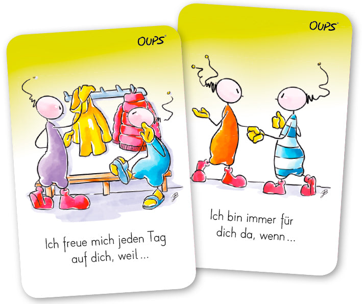 Oups Karten - Herzensbrücken bauen - Oups