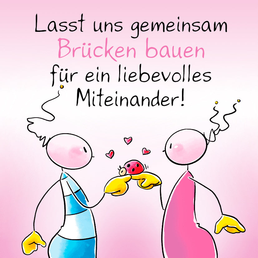 Oups Karten - Herzensbrücken bauen - Oups