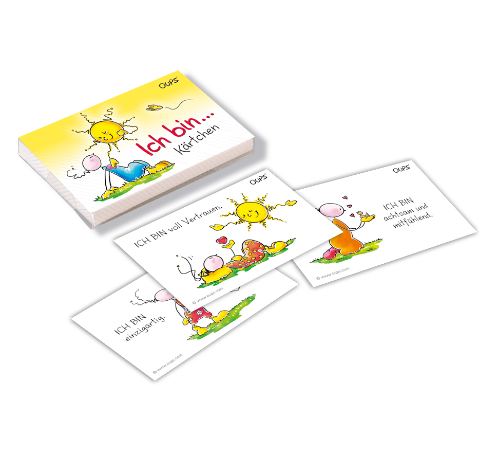 Oups Kärtchenbox - ICH BIN Kärtchen - Oups