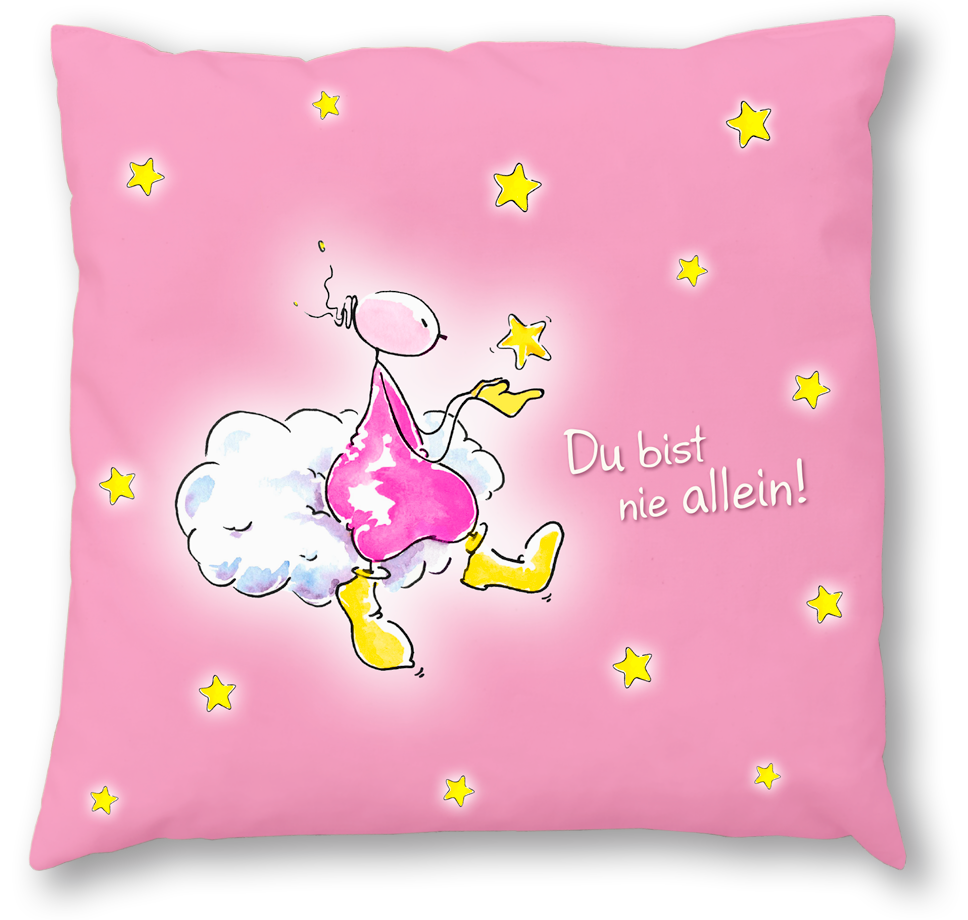 OUPS Swiss Stone Pine Pillow 30x30 Pink - You&