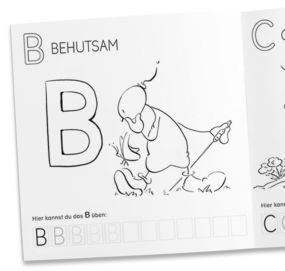 OUPS Malbuch - Werte-Alphabet - Oups