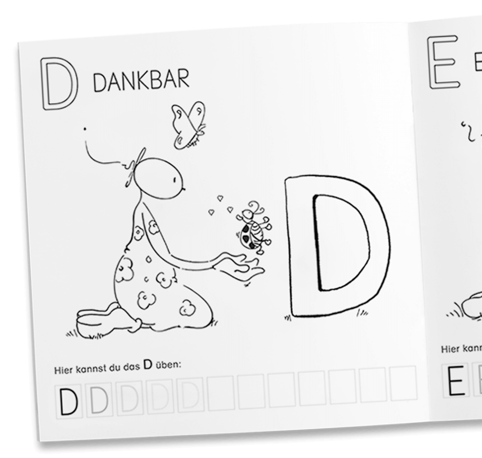 OUPS Malbuch - Werte-Alphabet - Oups