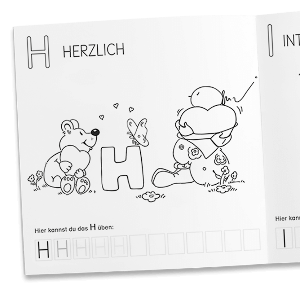 OUPS Malbuch - Werte-Alphabet - Oups