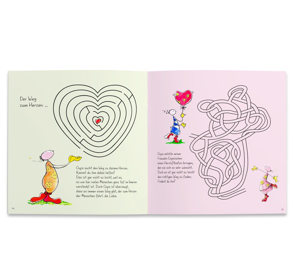 OUPS Malbuch - Mal- und Rätselspaß mit OUPS - Oups