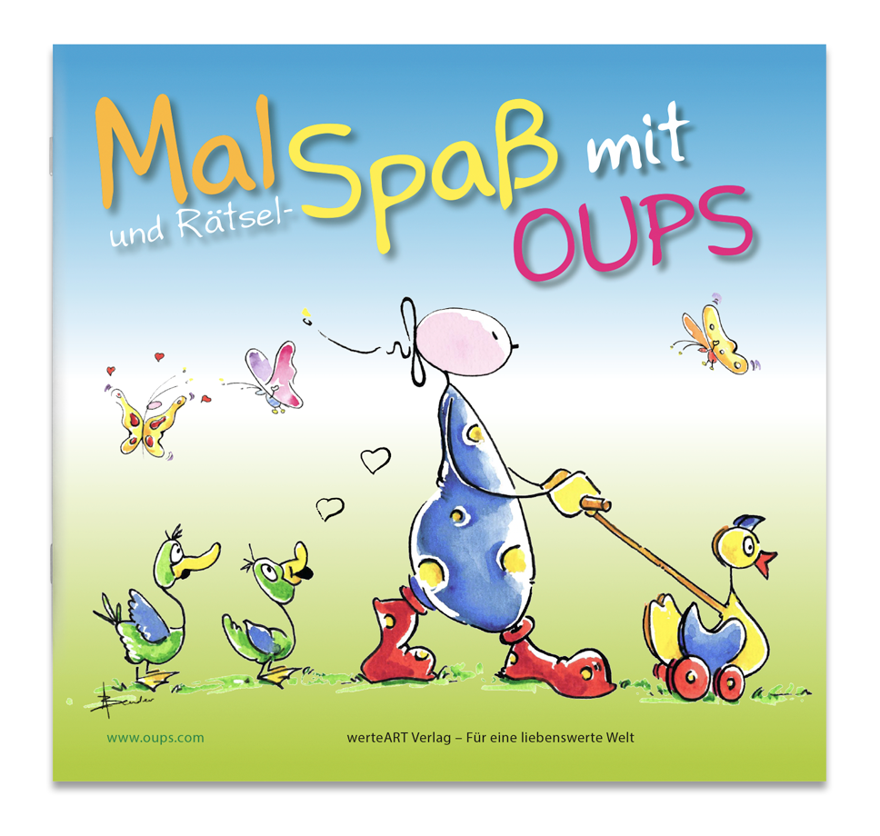 OUPS Malbuch - Mal- und Rätselspaß mit OUPS - Oups