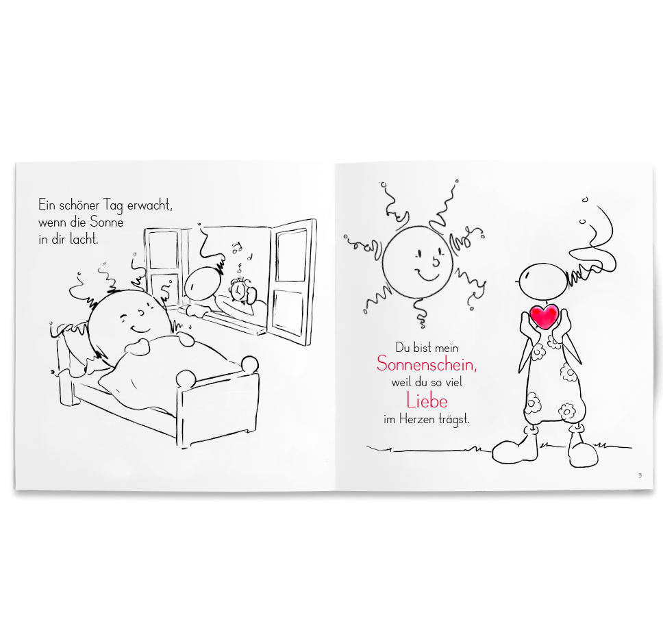 Oups Malbuch - Du bist mein Sonnenschein - Oups