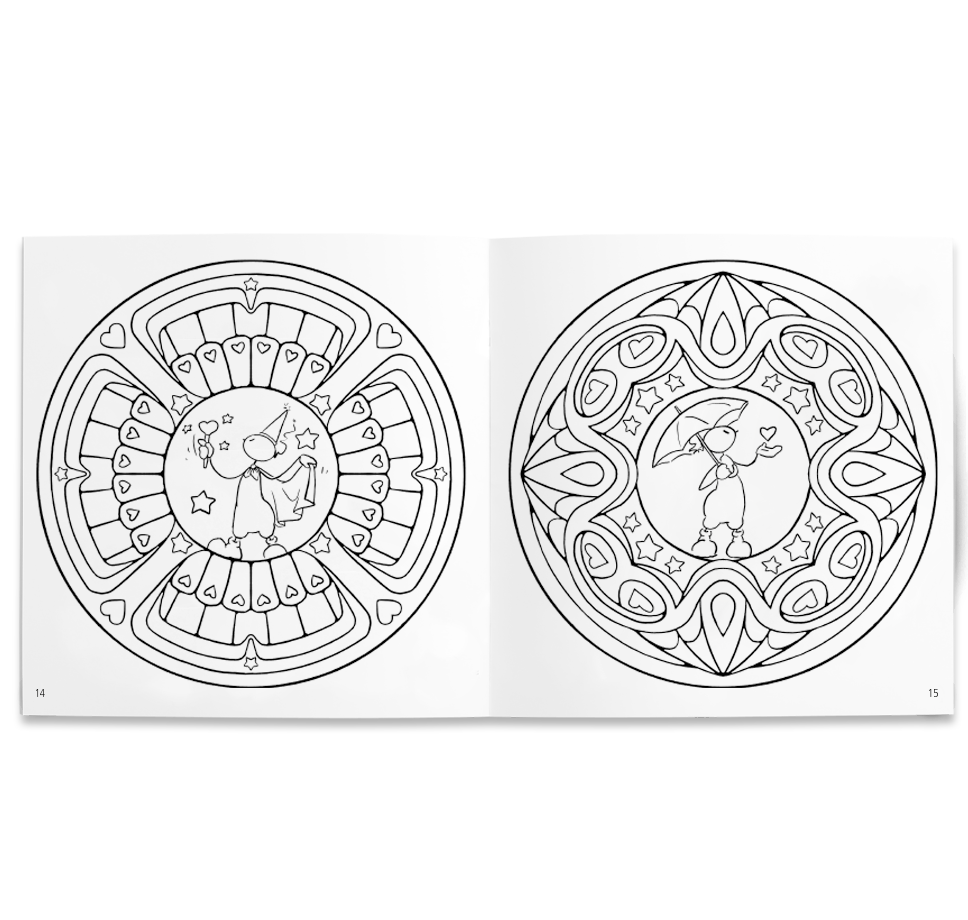 Oups Mandala-Malbuch - Oups