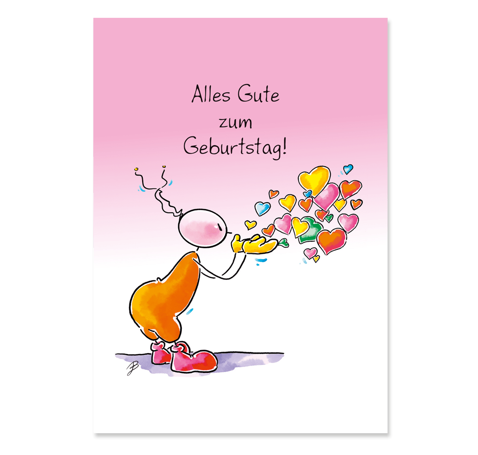 Oups Postkarte Geburtstag - Alles Gute zum Geburtstag! - Oups