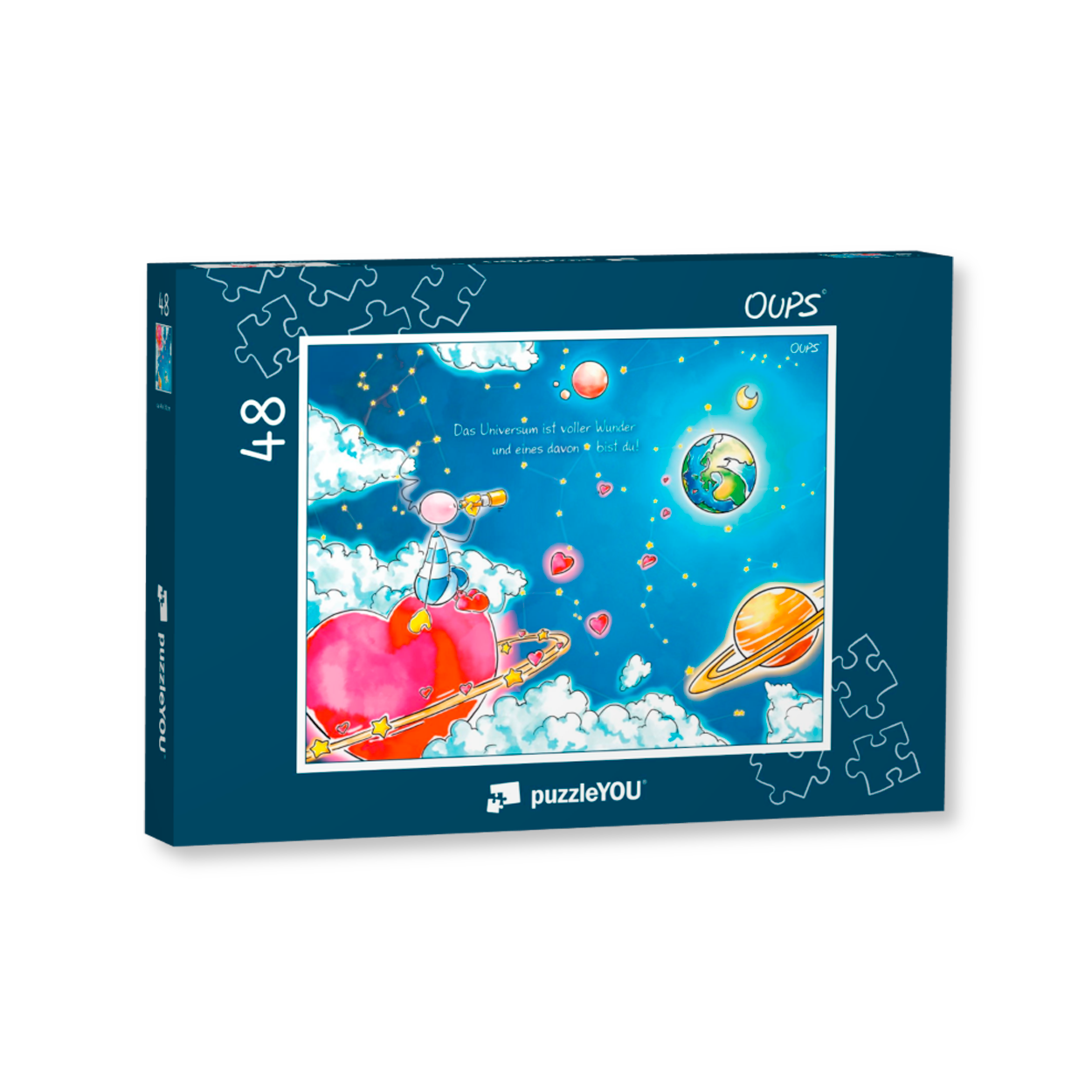 Oups Puzzle - Herzplanet 48er / 200er / 1000er - Oups