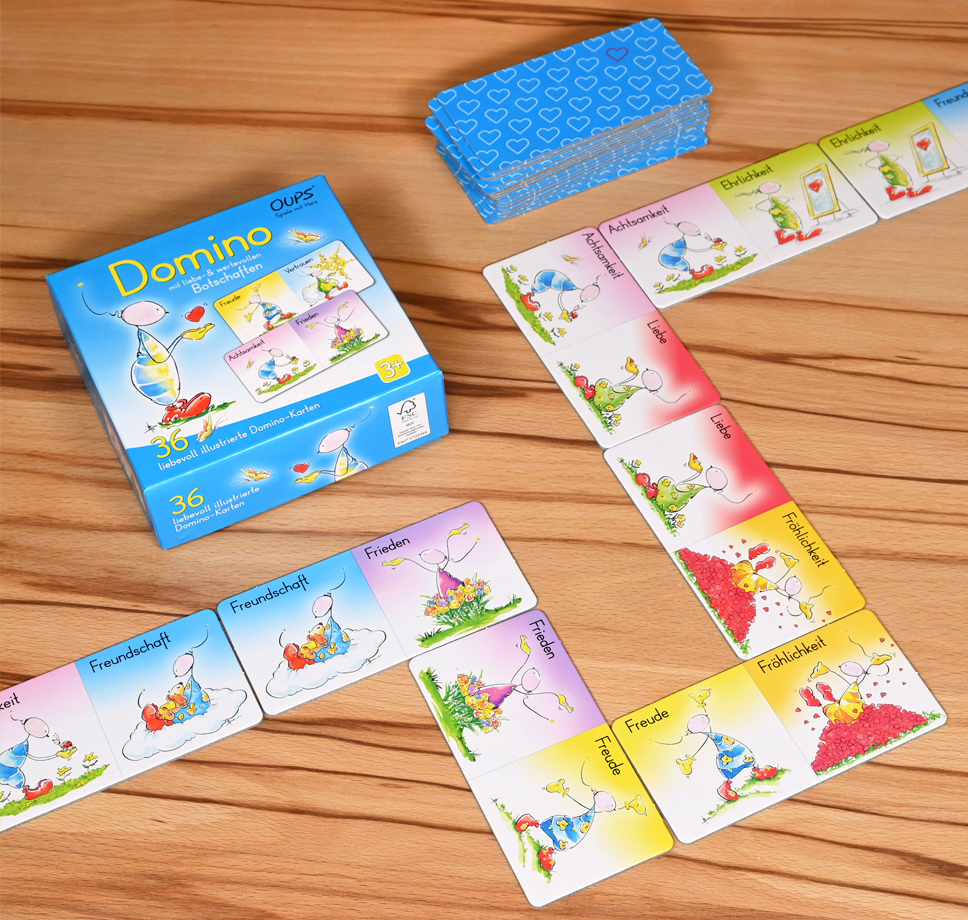 Oups Spiel - Domino - Oups