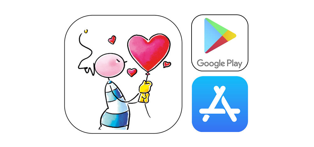 Jeden Tag eine liebevolle Botschaft von Oups!