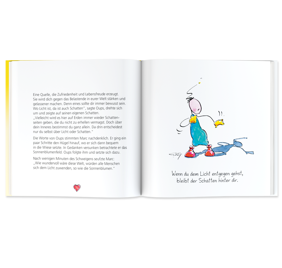 OUPS Buch - Sonnenstrahlen für unser Herz - Oups