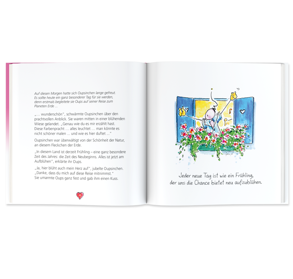 OUPS Buch - Ein bunter Strauß Lebensfreude - Oups