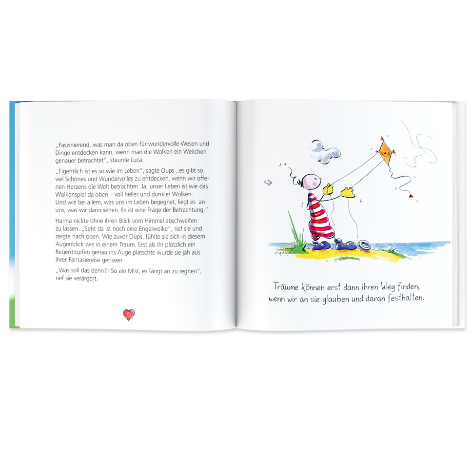 OUPS Buch - Das Leben ist schön - Oups