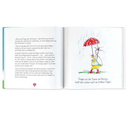 OUPS Buch - Das Leben ist schön - Oups