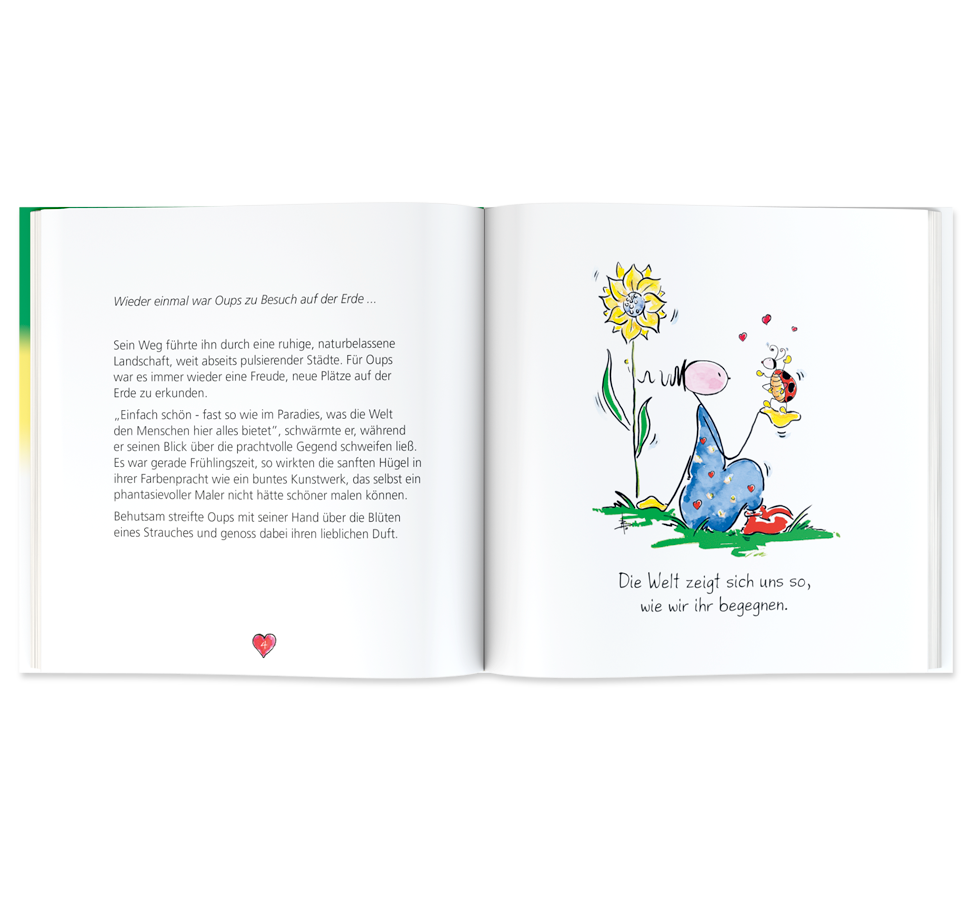 OUPS Buch - Mit kleinen Schritten zum Glück - Oups