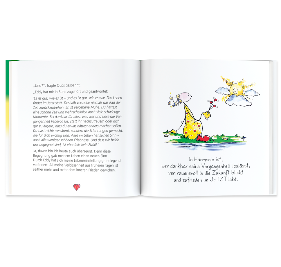 OUPS Buch - Mit kleinen Schritten zum Glück - Oups