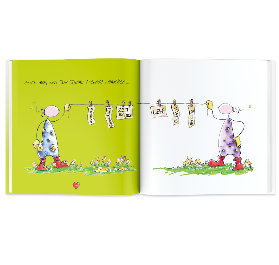 OUPS Buch - Glückwünsche für einen lieben Menschen