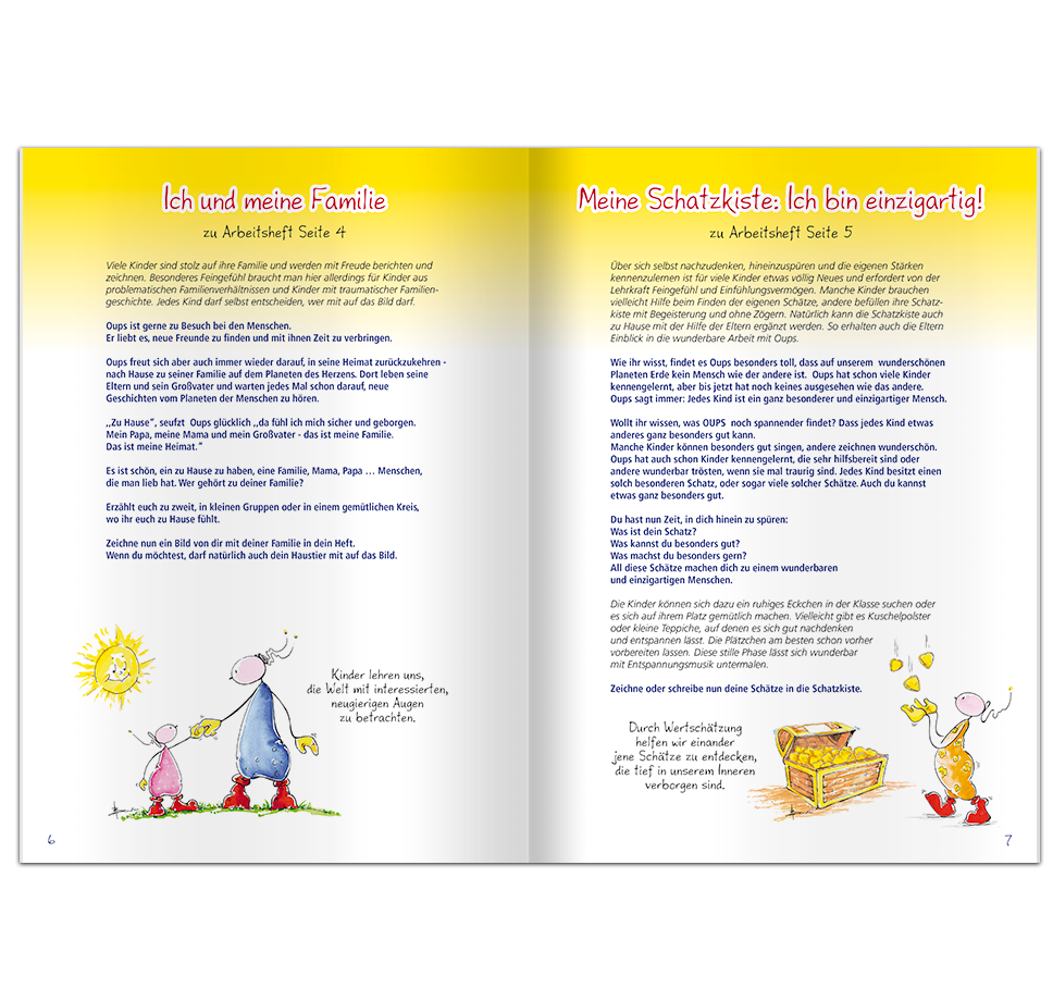 OUPS - Schulheft Begleitheft - Oups