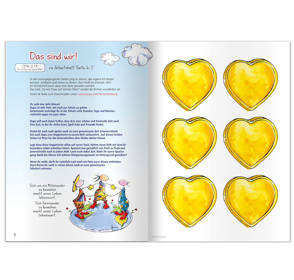 OUPS - Schulheft Begleitheft - Oups