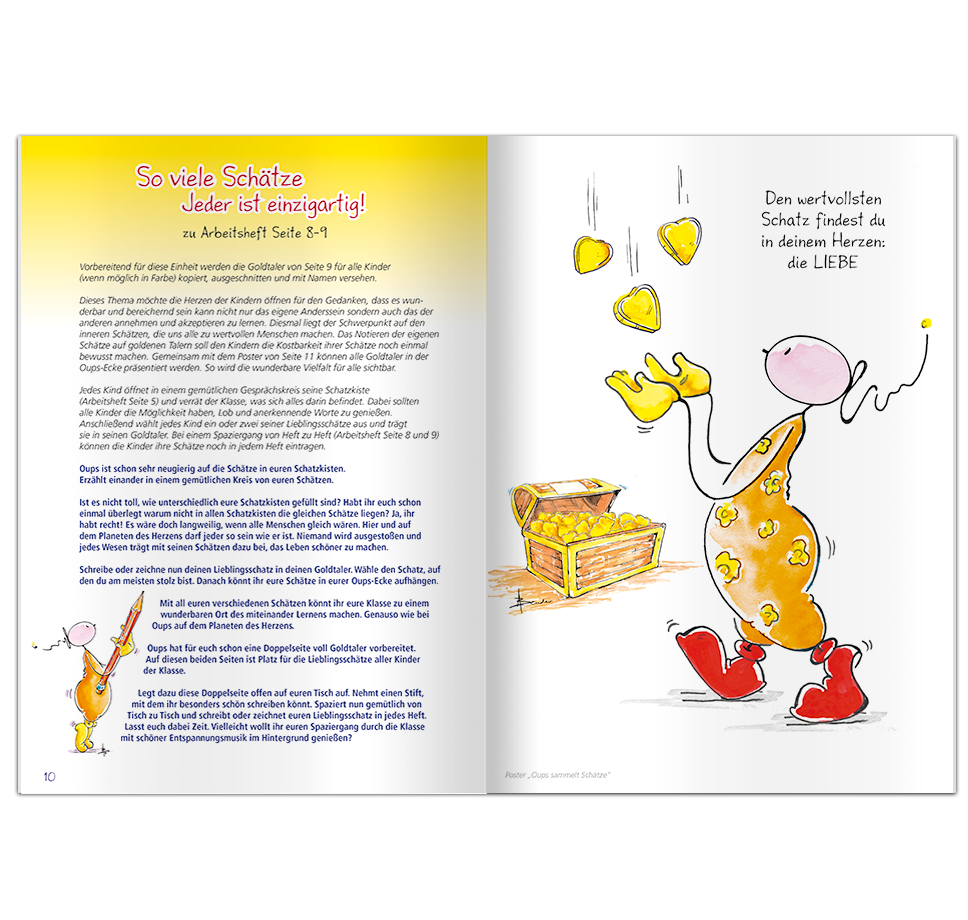 OUPS - Schulheft Begleitheft - Oups
