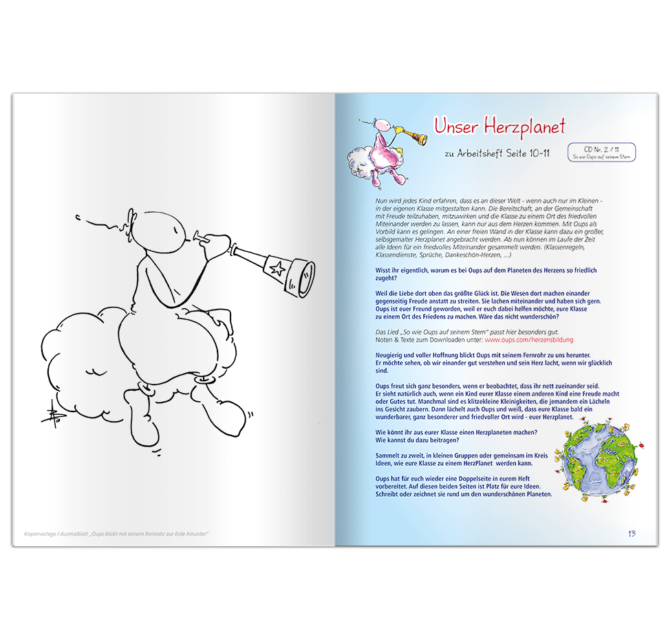 OUPS - Schulheft Begleitheft - Oups