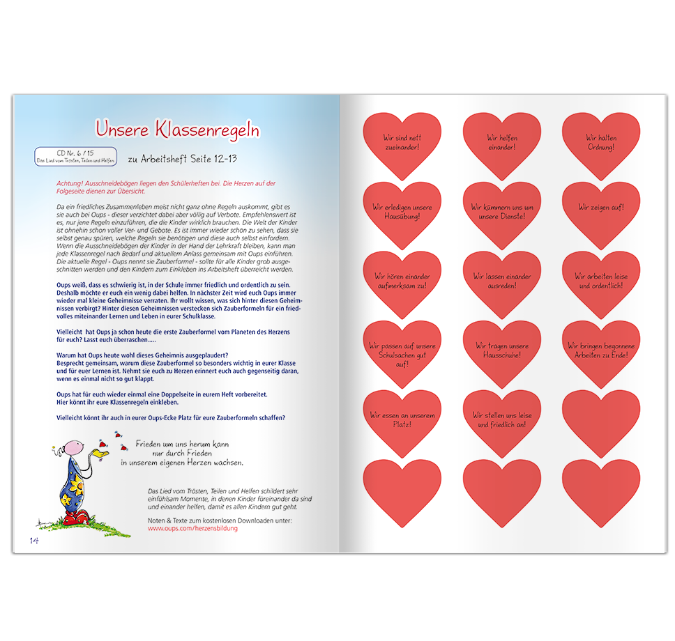 OUPS - Schulheft Begleitheft - Oups