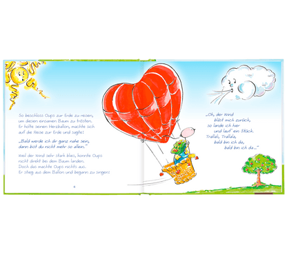 Oups Kinderbuch - Oups und sein Freund der Baum - Oups