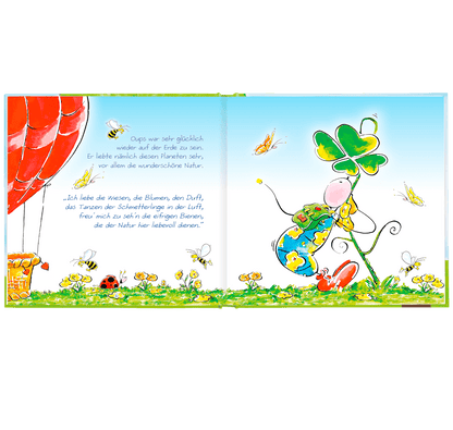 Oups Kinderbuch - Oups und sein Freund der Baum - Oups