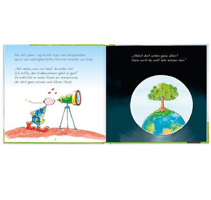 Oups Kinderbuch - Oups und sein Freund der Baum - Oups