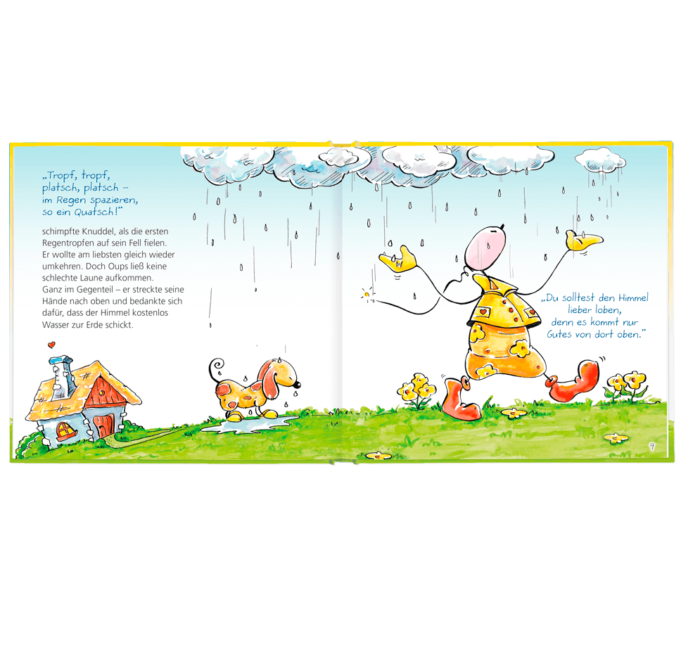 OUPS Kinderbuch - Oups, wo du bist scheint die Sonne... - Oups