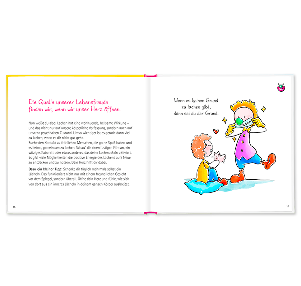 CliniClown Buch - Liebe und lache denn es tut allen gut. - Oups