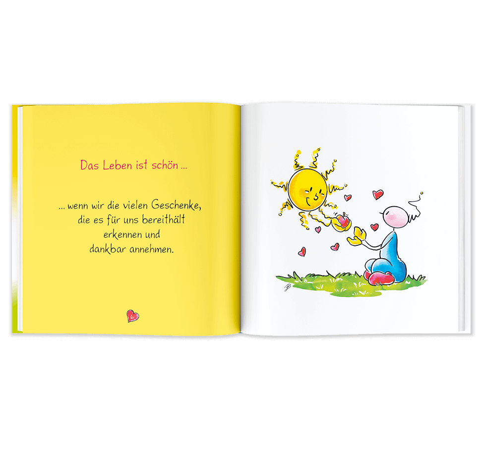Oups Minibuch - Das Leben ist schön, weil du da bist - Oups