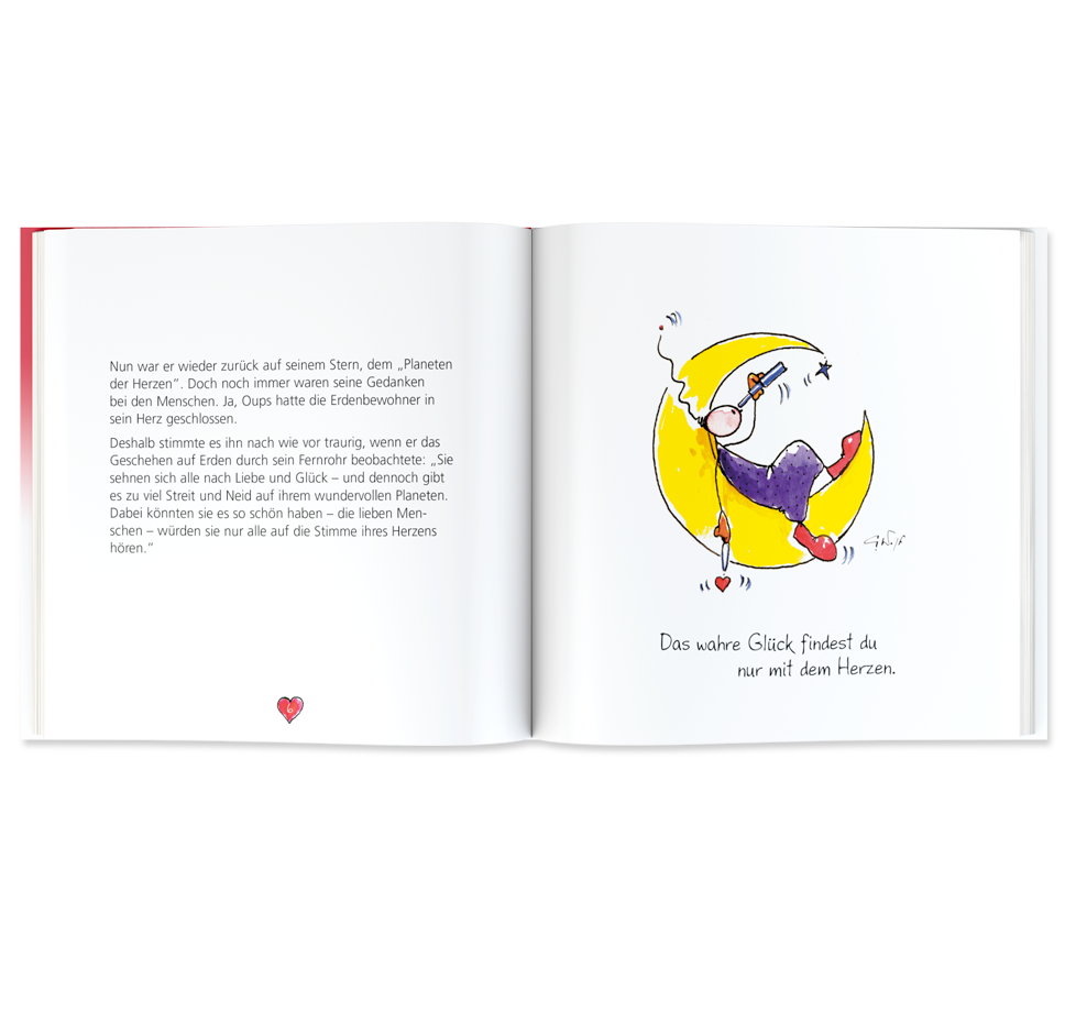 OUPS Buch - Der Schlüssel zur Liebe - Oups