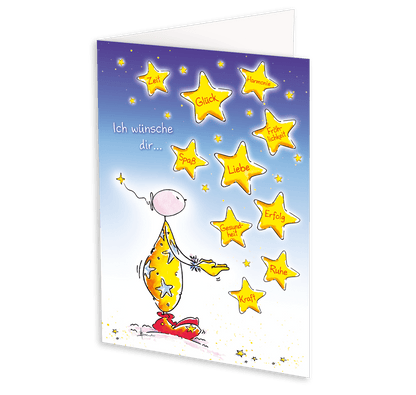Oups Klappkarte Weihnachten/Silvester - Ich wünsche dir … - Oups