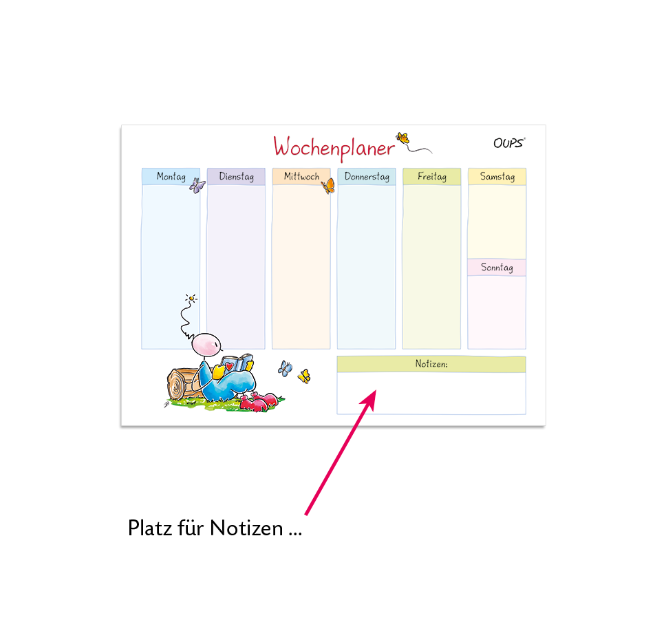 Oups-Wochenplaner