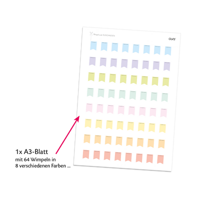 Oups-Wimpel-Geburtstagskalender