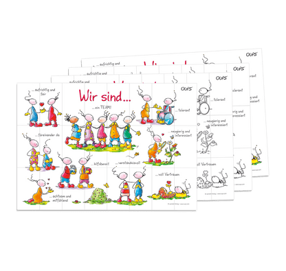 Oups-Poster-Puzzles - Gemeinschaft stärken
