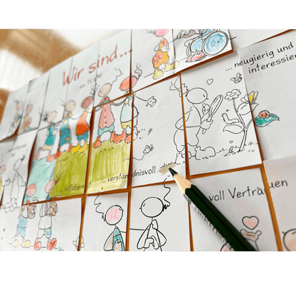 Oups-Poster-Puzzles - Gemeinschaft stärken