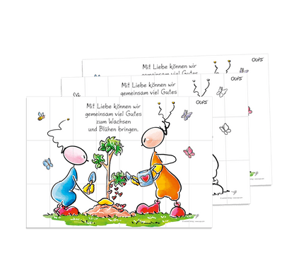 Oups-Poster-Puzzles - Gemeinschaft stärken