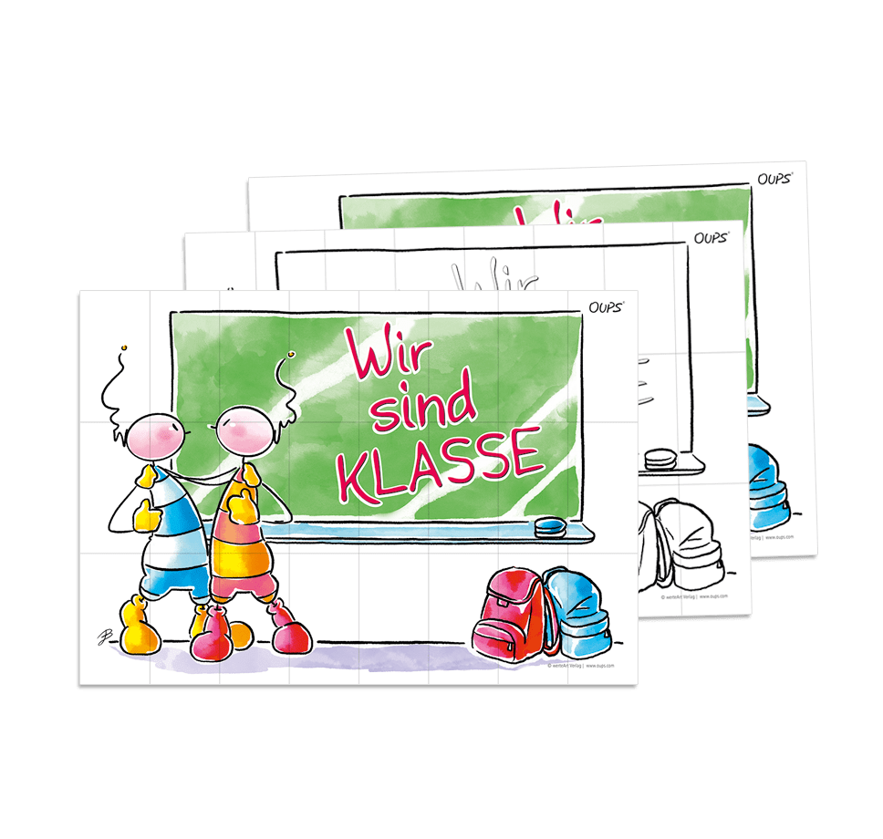 Oups-Poster-Puzzles - Gemeinschaft stärken