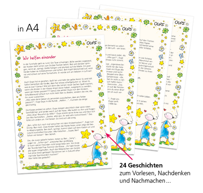 24 Oups-Geschichten - zum Download
